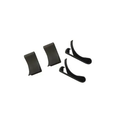 [FC075-075MB] 3/4" x 3/4" x 1/8" Black Iron Metal Frame Clips (accepts up to 1/8" thickness)