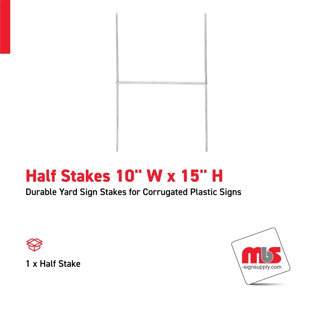 Half Stakes 10'' x 15''