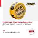 Olfa Pocket Szed Blade Disposal Can