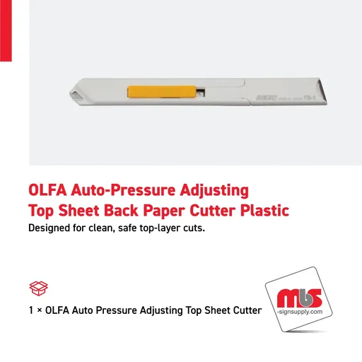 [CT-0210] Olfa Auto-Pressure Adjusting Top Sheet Back Paper Cutter Plastic