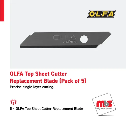 [CT-0521] Olfa Top Sheet Cutter Replacement Blade (Pack of 5)