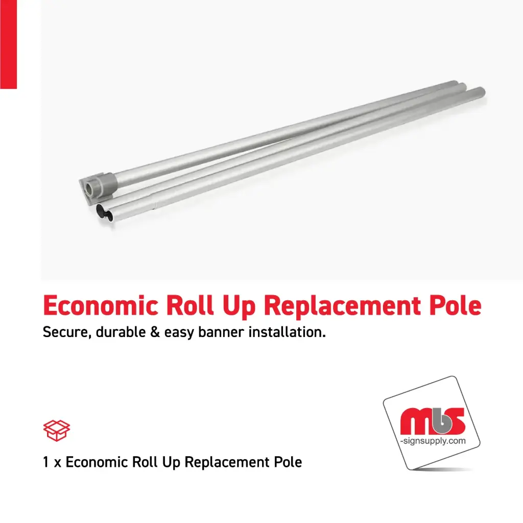 Economic Roll Up Replacement Pole