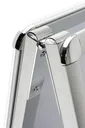 Aluminum Double-sided A-board, 1" (25mm) Profile,  Easy Snap-Open, accommodates 30"x40" media 