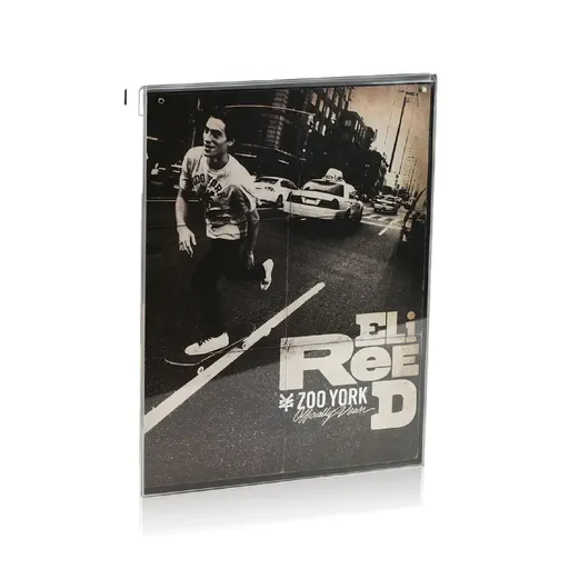 [RAC8511] Clear Acrylic Frame for Media 8.5" x 11" (For vertical 1/4" Rod Systems)