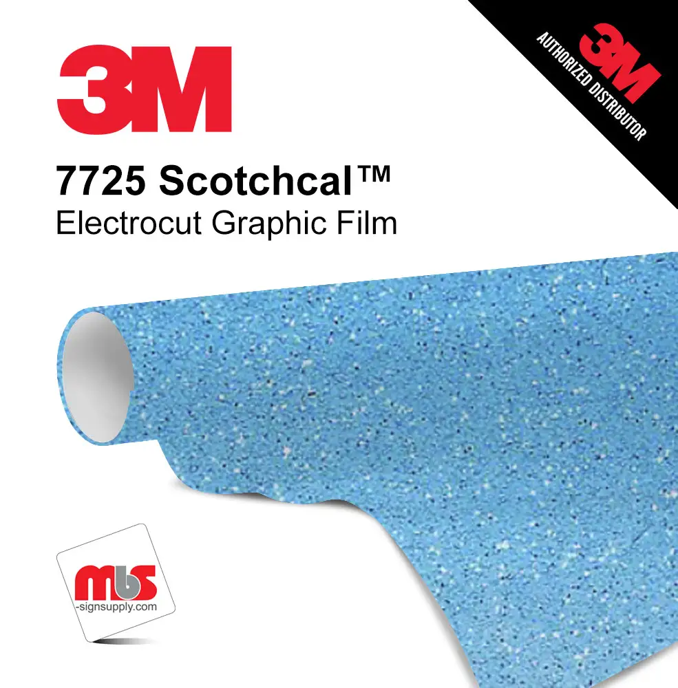 18" x 10 Yards 3M™ 7725 Scotchcal™ ElectroCut™ Gloss Frosted 8 year Unpunched 3.2 Mil Cast Graphic Vinyl Film (Color Code 327)