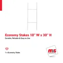 Economy Stakes 10" x 30"