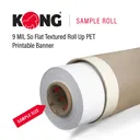 36" x 20' Kong Banner Roll - 9 Mil So Flat Textured Roll Up PET Banner (Sample Roll)